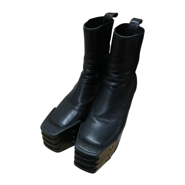 リックオウエンス RICK OWENS クリアソールキスブーツ ブラック サイズ：41