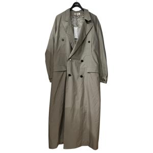 エムエーエスユー MASU ラップカラートレンチコート ライトグレー サイズ：48