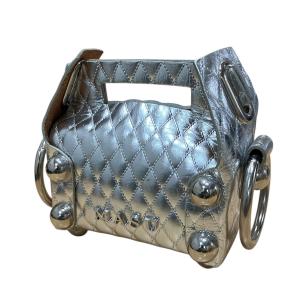 エムエーエスユー MASU レザーケーキバッグ シルバー サイズ：-