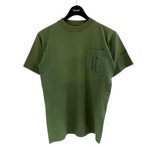 【値下げ】CHROME HEARTS スクロールラベルロゴプリントTシャツ オリーブ サイズ：S (新宿店)