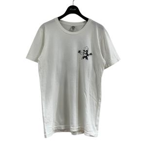 クロムハーツ CHROME HEARTS FOTIバックプリントTシャツ ホワイト×ブラック サイズ：S