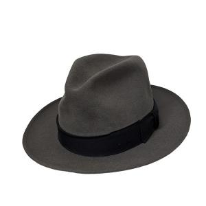 ステットソン STETSON THE SOVEREIGN Spencer　フェルトウール中折れハット グレー｜kindal