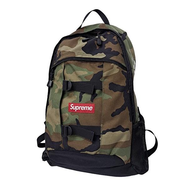 シュプリーム SUPREME 14SS Logo Backpack ボックスロゴバックパック カモフ...