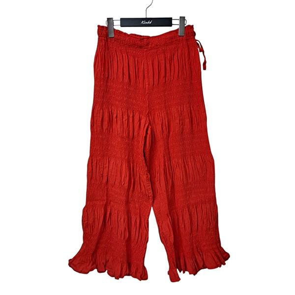 【値下げ】me ISSEY MIYAKE 25SS  ギャザープリーツパンツ MI52FF653 レ...