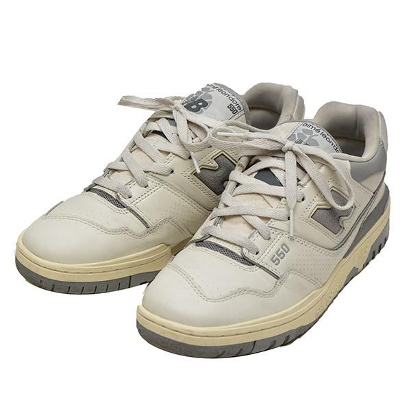 【値下げ】NEW BALANCE×Aime Leon Dore BB550ALE　スニーカー ホワイ...