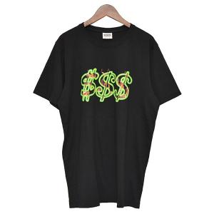 トリプルエスワールドコープ SSS World Corp プリントTシャツ ブラック サイズ：L｜kindal