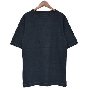 フォーティファイブアール 45R 戸納藍インディゴ染Tシャツ クルーネックTシャツ インディゴ サイズ：3｜kindal
