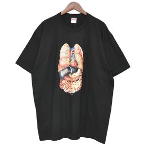 シュプリーム Supreme 2018AW　Guts Tee　プリントTシャツ ブラック サイズ：XL｜kindal