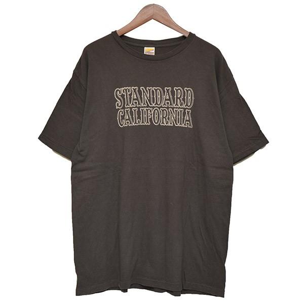 スタンダード カリフォルニア STANDARD CALIFORNIA ロゴプリントTシャツ スミクロ...