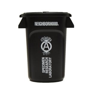 エスアールエル ネイバーフッド SRL NEIGHBOR HOOD 2022AW　SRL ROUND CONTAINER　ラウンドコンテナ ブラック｜kindal