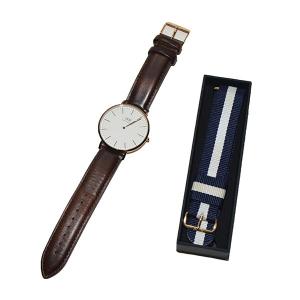 【値下げ】Daniel Wellington Classic 　腕時計　クオーツ ブラウン×ゴールド...