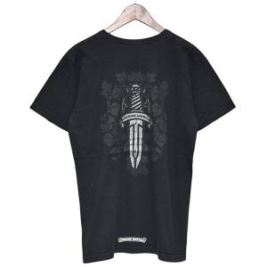 天白】クロムハーツ アベイシングエイプ コラボ 半袖Tシャツ S 黒