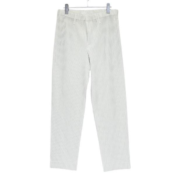 【値下げ】HOMME PLISSE ISSEY MIYAKE プリーツストレートパンツ　HP38JF...