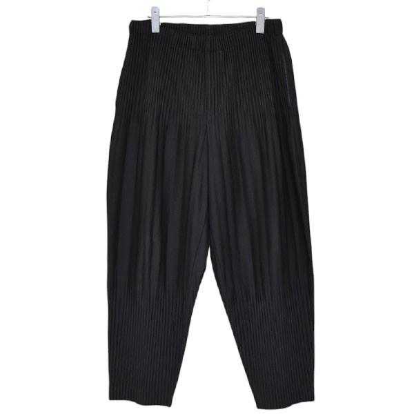 【値下げ】HOMME PLISSE ISSEY MIYAKE プリーツパンツ　HP55JF151 ブ...