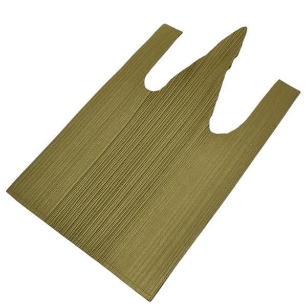 【値下げ】PLEATS PLEASE ISSEY MIYAKE プリーツミニトートバッグ カーキ (...