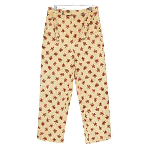 【値下げ】BODE Daisy Trousers　花柄トラウザーパンツ ベージュ サイズ：29 (三...