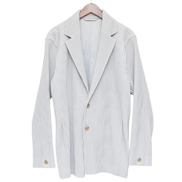【値下げ】HOMME PLISSE ISSEY MIYAKE BASICS プリーツテーラードジャケ...