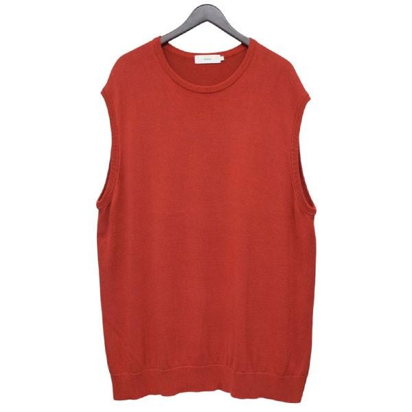 グラフペーパー Graphpaper SUVIN VEST　コットンニットベスト　GM181-800...