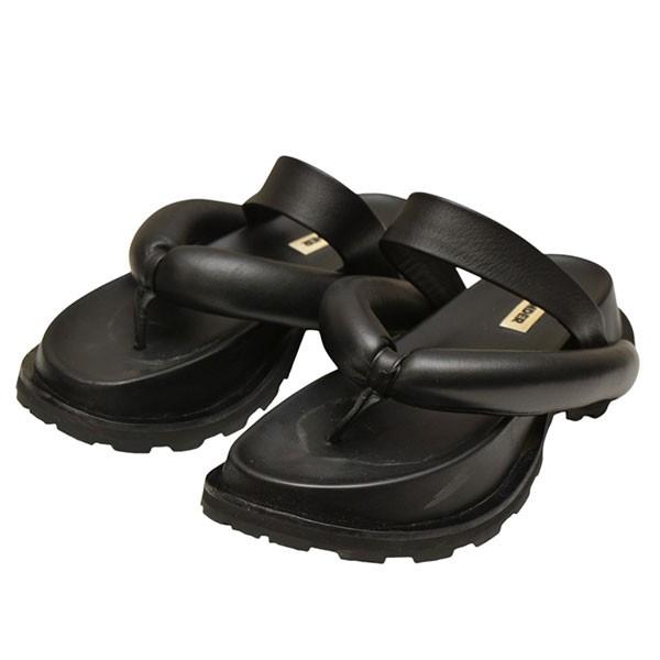 ジルサンダー JIL SANDER PLATFORM SANDALS　レザーサンダル　JS36046...
