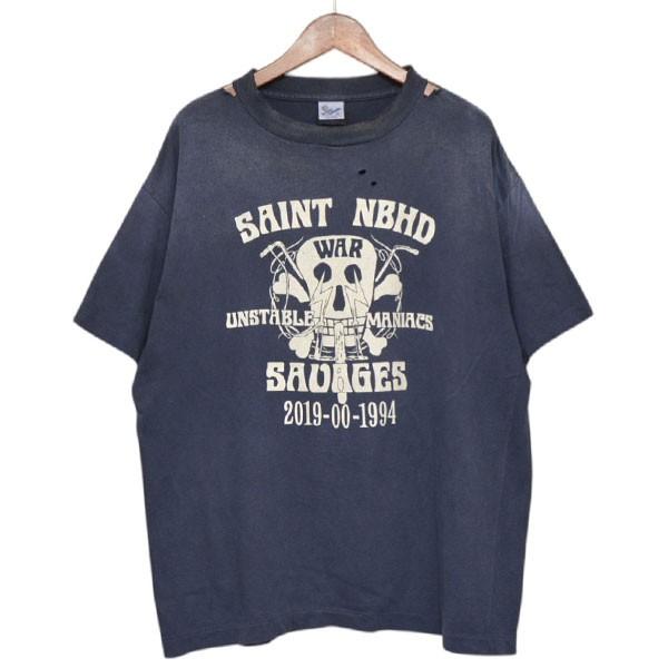 【値下げ】SAINT MICHAEL×NEIGHBORHOOD 2025SS　SS TEE SAIN...