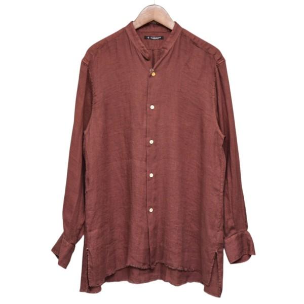マーティーアンドサンズ MAATEE＆SONS 2026SS　フリンジSHIRTS ドゥルンの緯糸ア...