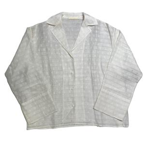 【値下げ】BACCA フラワージャガードオープンカラーシャツ アイボリー サイズ：36 (神戸三宮センター街店)｜kindal