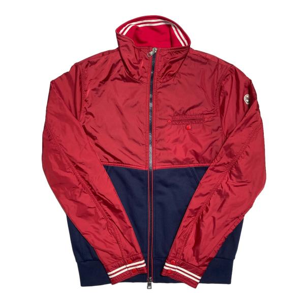 モンクレール MONCLER ナイロン切替ジップジャケット／141-091-84057-50 レッド...