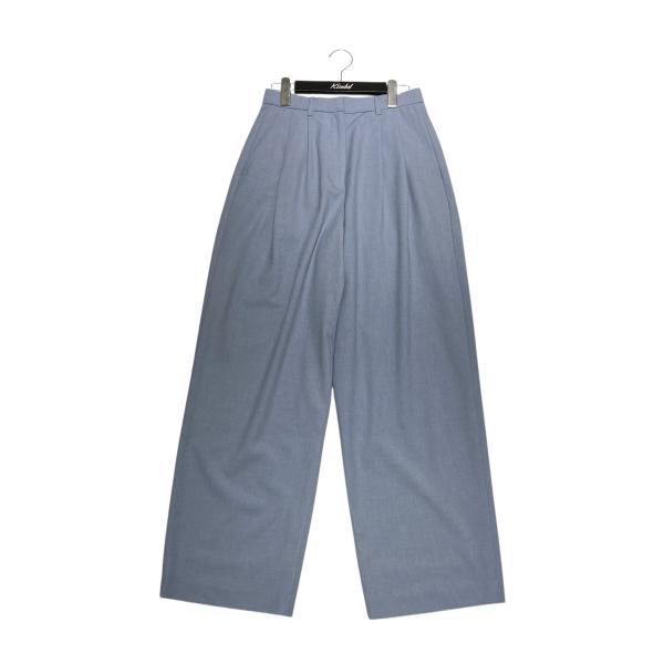 クラネ CLANE 24AW BASIC TUCK PANTS タックパンツ 17110-7102 ...