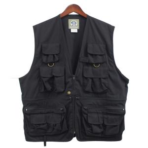 【2月14日値下】ROTHCO UNCLE MILTY TRAVEL VEST アンクルミルティ トラベル ベスト ブラック サイズ：L (吉祥寺店)｜kindal