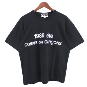COMME des GARCONS CDG 22SS 1986 ete S／S TEE ロゴ Tシャツ ブラック サイズ：XL (吉祥寺店) 2303｜kindal