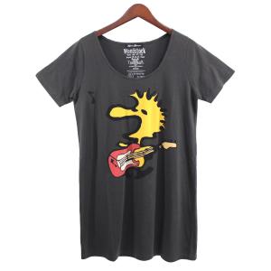 ヒステリックグラマー シアター8 HYSTERIC GLAMOUR × THEATER 8 WoodSTOCK ウッドストック Tシャツ グレー サイ｜kindal