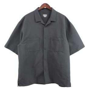 ザノースフェイス THE NORTH FACE S／S Seersucker Vent Mesh Shirt シアサッカーベントメッシュシャツ グレー｜kindal