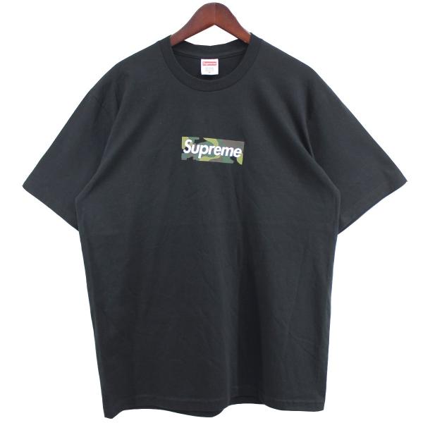 シュプリーム SUPREME 23AW Box Logo Tee ボックスロゴ カモ Tシャツ ブラ...
