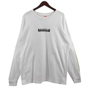 シュプリーム SUPREME 18AW 1994 L／S Tee 袖 ロゴ ロングスリーブTシャツ ロンT ホワイト サイズ：L