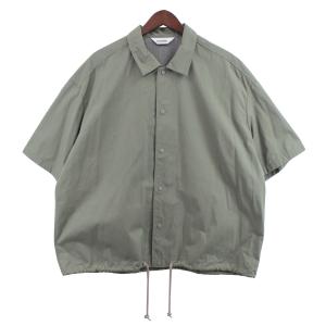 ディガウェル DIGAWEL 22SS Coach S／S Shirt jacket コーチ 半袖 シャツジャケット ＳＡＧＥ セージ サイズ：1 (