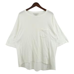 アンユーズド UNUSED Oversized Pocket T-shirt オーバーサイズ ポケット Tシャツ ホワイト サイズ：2｜kindal