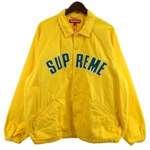 【値下げ】Supreme 24SS Arc Denim Coaches Jacket Yellow アーチ ロゴ Logo デニム コーチジャケット
