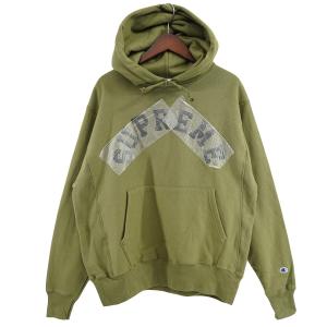 【値下げ】Supreme×Champion 25SS Champion Hooded Sweatshirt ロゴ チャンピオン パーカー フーデッドス