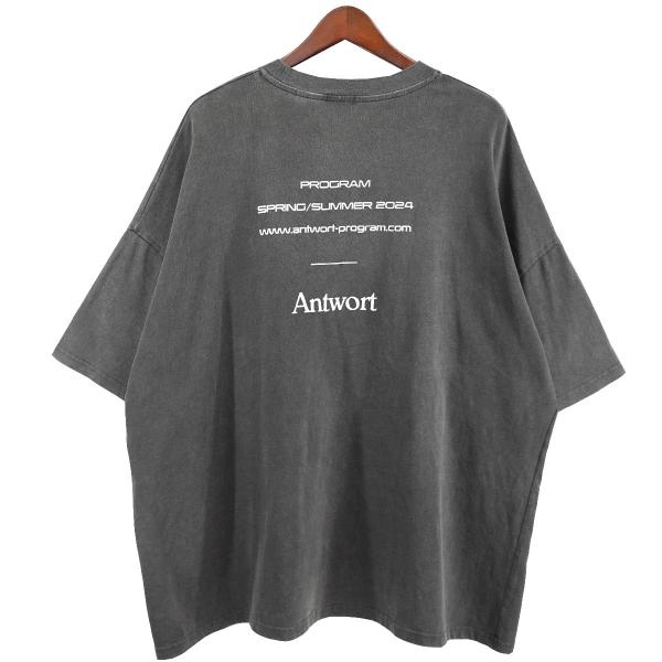 【値下げ】Antwort 24SS SS PROMOTION TEE - FADE BLACK バッ...