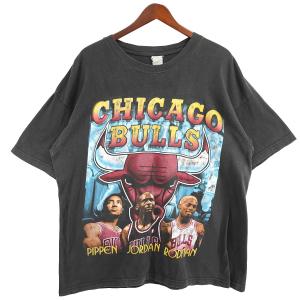【値下げ】VINTAGE 90s NBA CHICAGO BULLS BOOTLEG RAP TEE CHAMPIONS 1996 PIPPEN JO