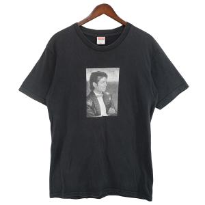 【値下げ】Supreme 17SS Michael Jackson Tee マイケルジャクソン フォト ロゴ Tシャツ ブラック サイズ：M (吉祥寺