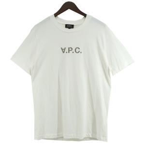 アーペーセー APC BEAMS 別注モデル V．P．C． ロゴ 刺繍 Tシャツ ホワイト サイズ：M