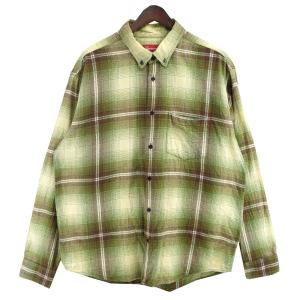 【値下げ】Supreme 23SS Shadow Plaid Flannel Shirt ロゴ シャドー シャドウ チェック フランネル シャツ ネ