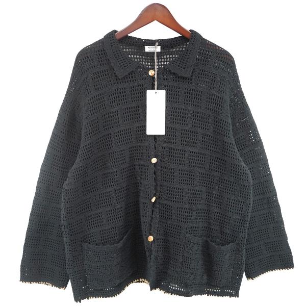 【値下げ】MAATEE＆SONS 25SS Hand knit ハンド ニット シャツ ジャケット ...