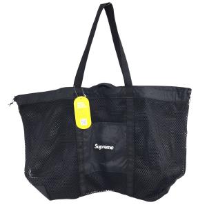 シュプリーム Supreme 25SS Mesh Tote Bag ボックス ロゴ メッシュ トート ビッグ バッグ 鞄 ブラック