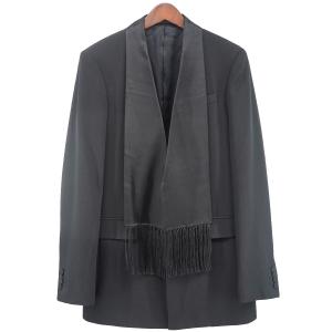 ジバンシィ GIVENCHY 16AW リカルド期 スカーフラペル テーラード タキシードジャケット ブラック サイズ：46