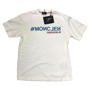 モンクレール グルノーブル MONCLER GRENOBLE ロゴTシャツ アイボリー サイズ：M｜kindal