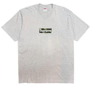 シュプリーム Supreme 23AW／ Box Logo Tee ／Ash Grey ／カモフラボックスロゴTシャツ アッシュグレー サイズ：L