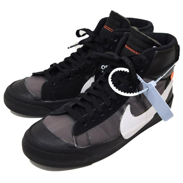 【値下げ】NIKE×OFF WHITE THE10 NIKE BLAZER MID ブラック サイズ...