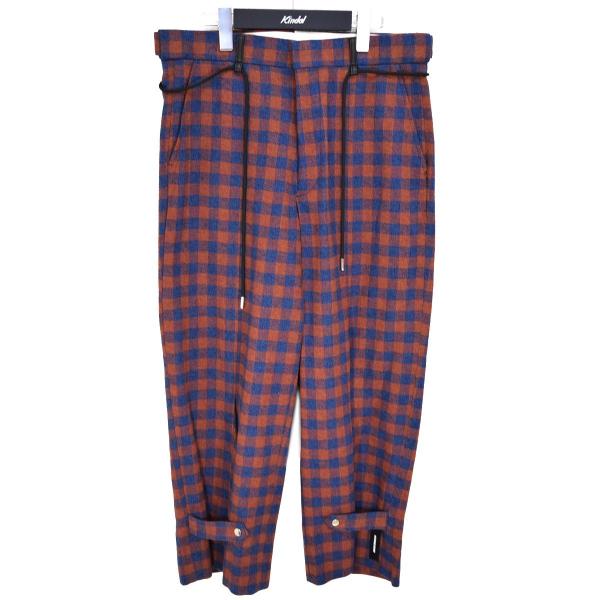 SYU．HOMME／FEMM Adjustment Pajama pants チェックパジャマパンツ...
